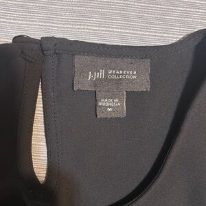 J. Jill Black Sleeveless Dress